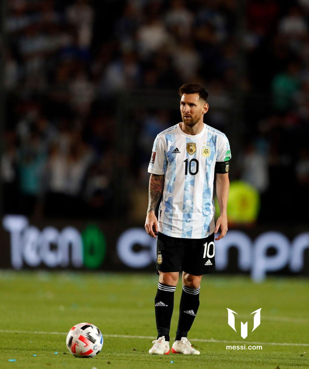 Lionel Messi, o grande capitão Albiceleste