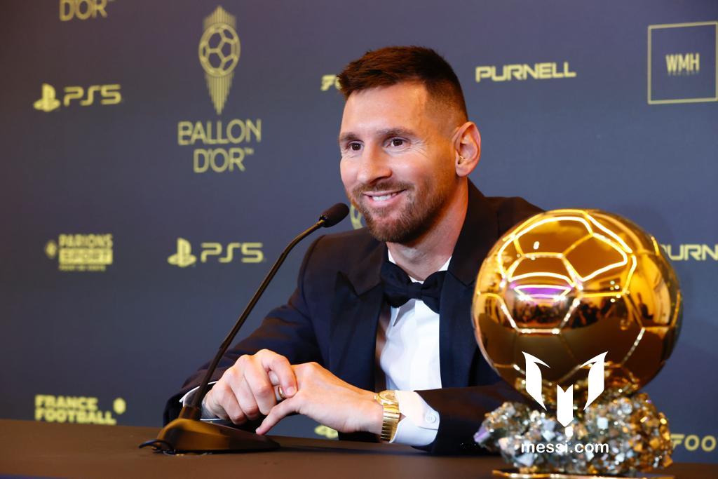 Histórico! Lionel Messi gana su octavo Balón de Oro